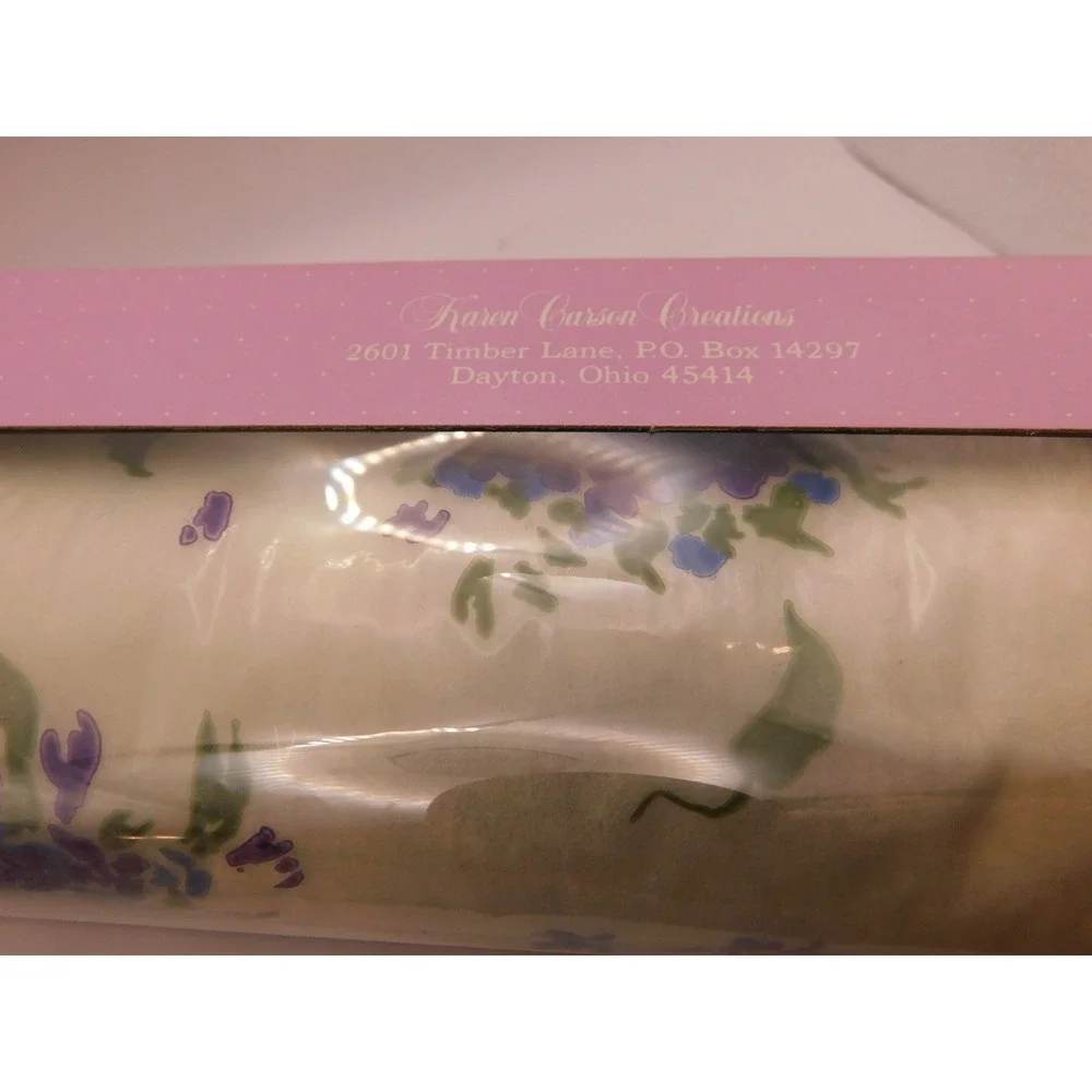 Vintage Karen Carson Creations Polyfab Scented Drawer Lining Floral